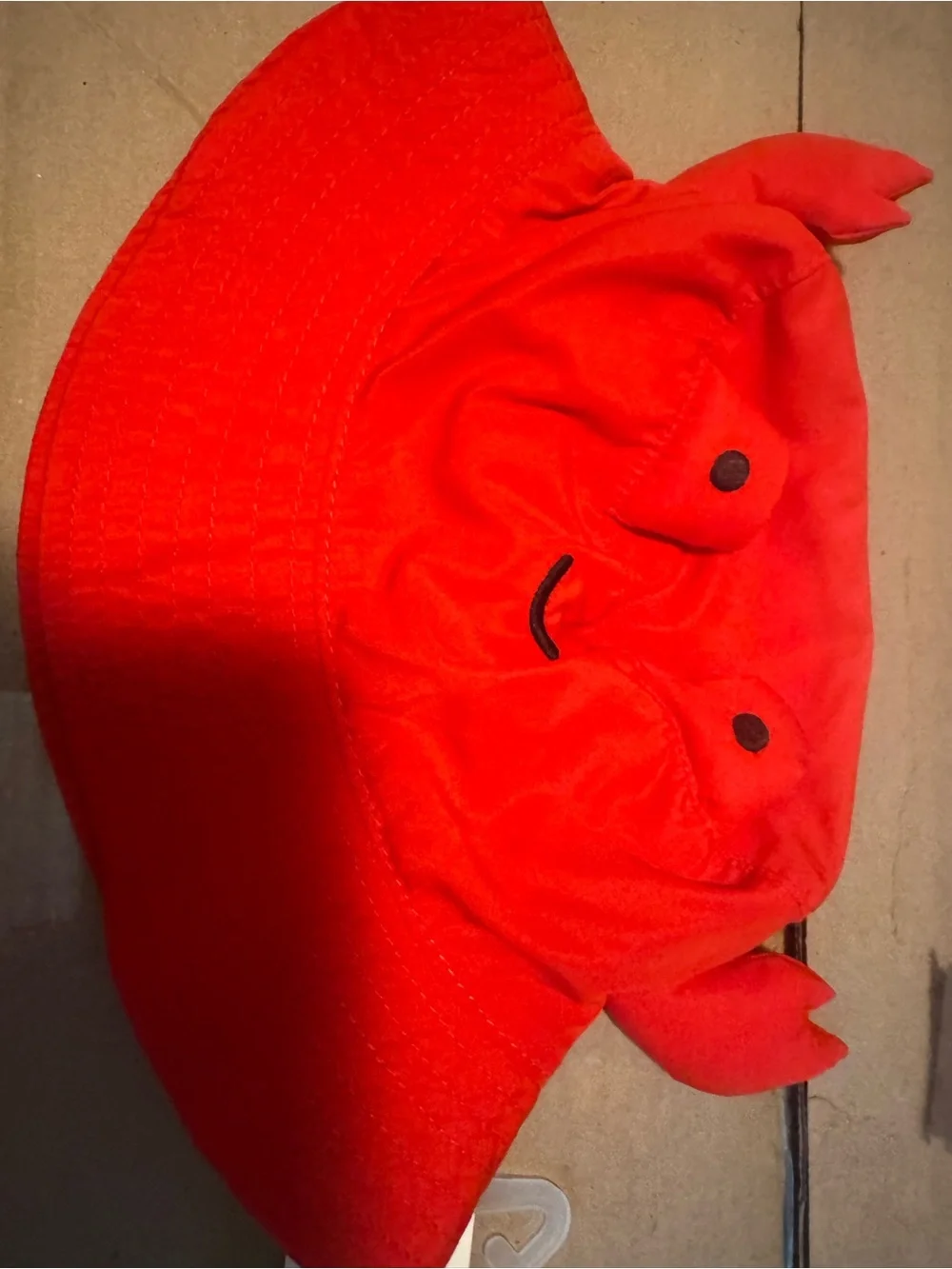 Cat & Jack Red Crab Bucket Hat for Kids